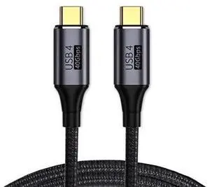 NFHK USB4 Cable 40Gbps with 100W Charging and 8K@60Hz 5K@60Hz USB4.0 Compatible with Thunderbolt3/4 50cm NFHK USB4 Cable 40Gbps with 100W Charging and 8K@60Hz 5K@60Hz USB4.0 Compatible with Thunderbolt3/4 50cm