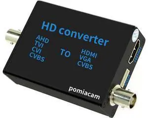 BNC to HDMI Video Signal convertor , 4-in-1 Composite CVBS AHD TVI CVI to HDMI Video Converter Adapter Supporting BNC Cable to HDMI VGA BNC(CVBS) for Camera /DVR/ CCTV Security System BNC to HDMI Video Signal convertor , 4-in-1 Composite CVBS AHD TVI CVI to HDMI Video Converter Adapter Supporting BNC Cable to HDMI VGA BNC(CVBS) for Camera /DVR/ CCTV Security System