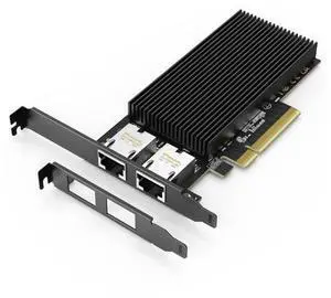 10G Dual RJ45 Port PCI-E Network Card, with X540 Controller, Gigaplus X540-T2 10Gb Ethernet Adapter with 2 * 10Gbe NIC, Support Windows/Linux/ESX Servers 10G Dual RJ45 Port PCI-E Network Card, with X540 Controller, Gigaplus X540-T2 10Gb Ethernet Adapter with 2 * 10Gbe NIC, Support Windows/Linux/ESX Servers