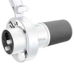 Deuninker Studio XLR Dynamic Microphone, USB PC Podcast Microphone for Streaming Recording, XLR/USB Vocal Mic with Tap-to-Mute, Gain Knob, Headphones Monitoring-Amplitank K688 White Deuninker Studio XLR Dynamic Microphone, USB PC Podcast Microphone for Streaming Recording, XLR/USB Vocal Mic with Tap-to-Mute, Gain Knob, Headphones Monitoring-Amplitank K688 White