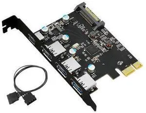 FOR PCIE Four-port USB 3.0 Adapter Card PCI-Ex1 To 4-port USB Expansion Card, Support 2U Half-height Small Chassis FOR PCIE Four-port USB 3.0 Adapter Card PCI-Ex1 To 4-port USB Expansion Card, Support 2U Half-height Small Chassis
