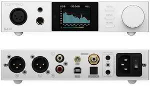 DX5II Fully Balanced DAC Headphone Amp Combo - Dual ES9039Q2M 10 Band PEQ DSD512 Native PCM768kHz 6.35mm SE 4.4mm Balanced 4pin XLR Balanced Output (Silver) DX5II Fully Balanced DAC Headphone Amp Combo - Dual ES9039Q2M 10 Band PEQ DSD512 Native PCM768kHz 6.35mm SE 4.4mm Balanced 4pin XLR Balanced Output (Silver)