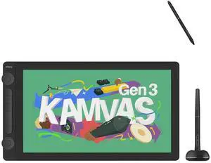 KAMVAS 16(Gen 3) Drawing Tablet with Screen Bundle with Slim Pen PW600S KAMVAS 16(Gen 3) Drawing Tablet with Screen Bundle with Slim Pen PW600S