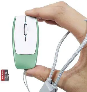 Ultra-Compact 2-in-1 Wireless Bluetooth Mouse & TF Card Reader - Includes 8GB TF Card, 3.07×1.49×0.87in / 30g, USB-C Rechargeable, for MacBook iPad Laptop Chromebook, Travel Business, Green Ultra-Compact 2-in-1 Wireless Bluetooth Mouse & TF Card Reader - Includes 8GB TF Card, 3.07×1.49×0.87in / 30g, USB-C Rechargeable, for MacBook iPad Laptop Chromebook, Travel Business, Green