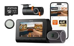 4K T800 3 Channel Dash Cam, Dash Cam Front and Rear Inside(2160P+2160P+1080P), STARVIS 2 IMX678, HDR Night Vision, Dash Camera for Cars with 512GB Card, WiFi 6, 4G LTE 4K T800 3 Channel Dash Cam, Dash Cam Front and Rear Inside(2160P+2160P+1080P), STARVIS 2 IMX678, HDR Night Vision, Dash Camera for Cars with 512GB Card, WiFi 6, 4G LTE
