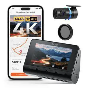 Dash Cam Front and Rear with Sony IMX415, Built in GPS, Super Night Vision, 3'' IPS LCD, 24H Parking Mode, ADAS, Loop Recording Dash Cam Front and Rear with Sony IMX415, Built in GPS, Super Night Vision, 3'' IPS LCD, 24H Parking Mode, ADAS, Loop Recording