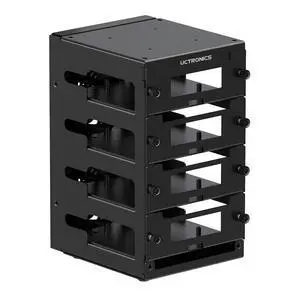 for Raspberry Pi Cluster Case, Desktop Metal Rack Case, 4 Layers with 2 Cooling Fans Compatible with Raspberry Pi 5/4B and 2.5" SSD for Raspberry Pi Cluster Case, Desktop Metal Rack Case, 4 Layers with 2 Cooling Fans Compatible with Raspberry Pi 5/4B and 2.5" SSD