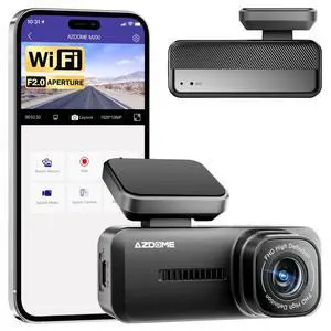 M200 Mini Dash Cam WiFi Dashcam - Single Channel Dash Cam for Broad Road Coverage - Built-in WiFi - Full HD Resolution - Parking Monitor - App Connectivity - Collision Detection - Night Vision M200 Mini Dash Cam WiFi Dashcam - Single Channel Dash Cam for Broad Road Coverage - Built-in WiFi - Full HD Resolution - Parking Monitor - App Connectivity - Collision Detection - Night Vision