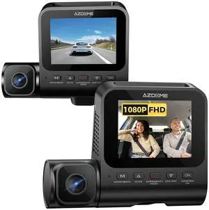 V600 1080P Dual Dash Camera for Cars, 3'' Screen Dash Cam Front and Inside, Loop Recording, IR Night Vision Dashcam, G-Sensor, Car Dash Cam with 24/7 Parking Mode, Support 128GB (Matte Black) V600 1080P Dual Dash Camera for Cars, 3'' Screen Dash Cam Front and Inside, Loop Recording, IR Night Vision Dashcam, G-Sensor, Car Dash Cam with 24/7 Parking Mode, Support 128GB (Matte Black)