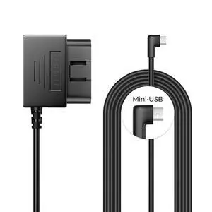 Mini-USB Port OBD Hardwire Kit for Dash Cam, Easy to Install, Support Parking Mode for Car Camera 11FT 12V-24V to 5V, Low Voltage Protection Mini-USB Port OBD Hardwire Kit for Dash Cam, Easy to Install, Support Parking Mode for Car Camera 11FT 12V-24V to 5V, Low Voltage Protection