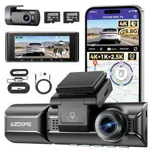 M550 Pro 4K 3CH Dash Cam with JYX05 Type-C Hardwire Kit for 24/7 Parking Surveillance & 20ft 6 Pin Extension Cable & 256GB TF Card, Larger Storage Capacity M550 Pro 4K 3CH Dash Cam with JYX05 Type-C Hardwire Kit for 24/7 Parking Surveillance & 20ft 6 Pin Extension Cable & 256GB TF Card, Larger Storage Capacity