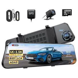 PG17 Max Mirror Dash Cam with 3-Lead Type-C USB Hardwire Kit (JYX05) PG17 Max Mirror Dash Cam with 3-Lead Type-C USB Hardwire Kit (JYX05)