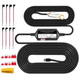 3-Lead Acc Hardwire Kit Type-C USB Port for M550 M01Pro PG17 GS63HPro DashCam, 12ft with Fuse Kit, Dash Camera Convert 12V-24V to Output 5V/2.5A Max, 24H Parking Mode, Low Voltage Protection 3-Lead Acc Hardwire Kit Type-C USB Port for M550 M01Pro PG17 GS63HPro DashCam, 12ft with Fuse Kit, Dash Camera Convert 12V-24V to Output 5V/2.5A Max, 24H Parking Mode, Low Voltage Protection