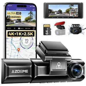 M550 Max 4K 3 Channel Dash Cam with Rear Window Bracket M550 Max 4K 3 Channel Dash Cam with Rear Window Bracket