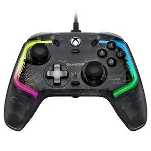 Kaleid Controller for Xbox Series X|S, Xbox One,Windows 10/11 & Steam, Wired Gaming Gamepad with Hall Effect Joysticks/Hall Trigger, Anti-Drift Joystick, Plus and Play - Transparent Black Kaleid Controller for Xbox Series X|S, Xbox One,Windows 10/11 & Steam, Wired Gaming Gamepad with Hall Effect Joysticks/Hall Trigger, Anti-Drift Joystick, Plus and Play - Transparent Black