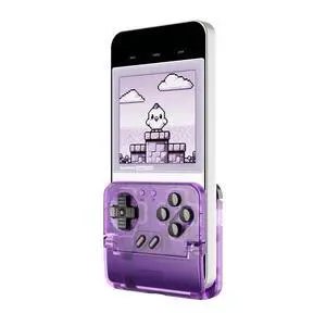 Pocket Taco Vertical Mobile Gaming Controller Retro Arcade Bluetooth Gamepad for Android, Portableh Wireless Game Controller for phone, 600mAh Battery, Pass-Through Charging - Purple Pocket Taco Vertical Mobile Gaming Controller Retro Arcade Bluetooth Gamepad for Android, Portableh Wireless Game Controller for phone, 600mAh Battery, Pass-Through Charging - Purple