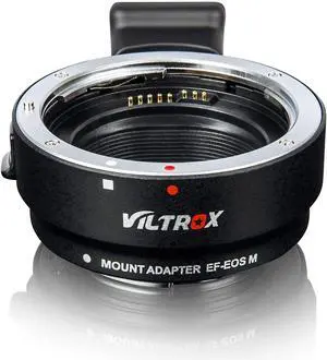 EF-EOS M Lens Mount Auto Focus Adapter, Compatible with Canon EF/EF-S Lens to Canon EOS M (EF-M Mount) Mirrorless Camera Body EOS M100 M50 M3 M10 M6 M5 EF-EOS M Lens Mount Auto Focus Adapter, Compatible with Canon EF/EF-S Lens to Canon EOS M (EF-M Mount) Mirrorless Camera Body EOS M100 M50 M3 M10 M6 M5