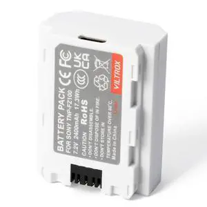 NP-FZ100 Battery, 2400mAh 17.3Wh NP-FZ100 Camera Replacement Battery Back Compatible with Sony A7R V, A7 IV, A7S III A7R IV, A7R III, A7 III, A7C, A6600, A6700, FX3, ZV-E1 NP-FZ100 Battery, 2400mAh 17.3Wh NP-FZ100 Camera Replacement Battery Back Compatible with Sony A7R V, A7 IV, A7S III A7R IV, A7R III, A7 III, A7C, A6600, A6700, FX3, ZV-E1