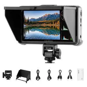 5.5" 1400Nits Camera Monitor, 4K P60 HDMI Video Field Monitor, Camera Control Touch to Focus, Portable On Camera Monitor, with 3D Luts, Waveform,Peak Focus (Upgraded DC-550 PRO II) 5.5" 1400Nits Camera Monitor, 4K P60 HDMI Video Field Monitor, Camera Control Touch to Focus, Portable On Camera Monitor, with 3D Luts, Waveform,Peak Focus (Upgraded DC-550 PRO II)