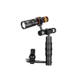 D530V 1200 Lumen Cool White Light Video Light 140 Degrees Photography Light with Ball Joint & H02 Underwater Camera Tray Kit D530V 1200 Lumen Cool White Light Video Light 140 Degrees Photography Light with Ball Joint & H02 Underwater Camera Tray Kit
