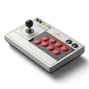 Retro Arcade Fight Stick 8 Way Joystick with 2 Dedicated Macro Buttons and Turbo Function for Switch/Switch 2 and PC Windows, Support Bluetooth, 2.4G Wireless and Wired USB-C Cable Connection Retro Arcade Fight Stick 8 Way Joystick with 2 Dedicated Macro Buttons and Turbo Function for Switch/Switch 2 and PC Windows, Support Bluetooth, 2.4G Wireless and Wired USB-C Cable Connection