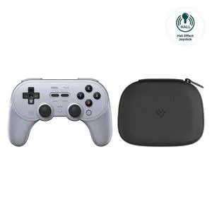 Pro 2 Wireless Bluetooth Controller with Travel Case, Hall Effect Joystick Update, Retro Gamepad for Switch/Switch 2, PC, Android, and Steam Deck & Apple (Gray Edition) Pro 2 Wireless Bluetooth Controller with Travel Case, Hall Effect Joystick Update, Retro Gamepad for Switch/Switch 2, PC, Android, and Steam Deck & Apple (Gray Edition)