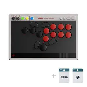 All-Button Arcade Controller for Switch/Switch 2 & Windows Bluetooth, 2.4G, Wired Connectivity, Low-profile Mechanical Switches, 4 Programmable Buttons with fast-mapping, Hot-swappable PCB All-Button Arcade Controller for Switch/Switch 2 & Windows Bluetooth, 2.4G, Wired Connectivity, Low-profile Mechanical Switches, 4 Programmable Buttons with fast-mapping, Hot-swappable PCB