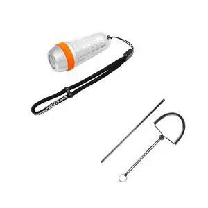 SD03 Dive Beacon 4-Color-in-1 (Blue, Red, White, Green) & Scuba Diving Pointer 13in Aluminum Lobster Tickle Stick Bundle SD03 Dive Beacon 4-Color-in-1 (Blue, Red, White, Green) & Scuba Diving Pointer 13in Aluminum Lobster Tickle Stick Bundle
