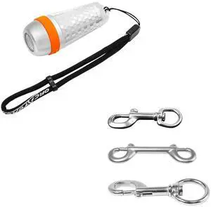 SD03 Dive Beacon 4-Color-in-1 (Blue, Red, White, Green) & 2.75inch 3.5inch 4.5inch Stainless Steel Bolt Snap Bundle SD03 Dive Beacon 4-Color-in-1 (Blue, Red, White, Green) & 2.75inch 3.5inch 4.5inch Stainless Steel Bolt Snap Bundle