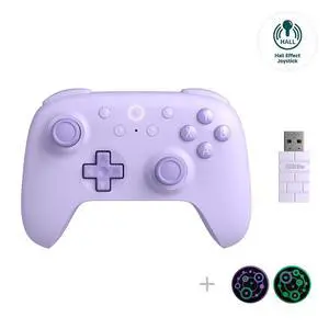 Ultimate 2C Hall Effect Joysticks and Hall Triggers Wireless Controller for Windows PC and Android, with Remappable L4/R4 Bumpers, Turbo function & Rumble vibration (Purple) Ultimate 2C Hall Effect Joysticks and Hall Triggers Wireless Controller for Windows PC and Android, with Remappable L4/R4 Bumpers, Turbo function & Rumble vibration (Purple)