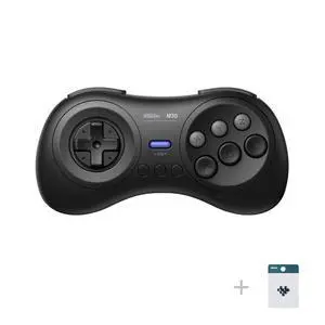 M30 Wireless Bluetooth Controller Retro Gamepad for Switch, PC Windows, MacOS, Android, Raspberry Pi with Sega Genesis & Sega Mega Drive Style (Black) M30 Wireless Bluetooth Controller Retro Gamepad for Switch, PC Windows, MacOS, Android, Raspberry Pi with Sega Genesis & Sega Mega Drive Style (Black)