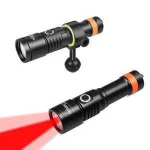 D530V Video Light 140 Degrees D530 Red LED Dive Light Bundle D530V Video Light 140 Degrees D530 Red LED Dive Light Bundle