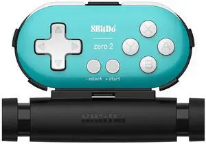 Zero 2 Bluetooth Gamepad Keychain Sized Mini Controller with Mobile Clip for Switch, Windows, Android (Turquoise Edition) Zero 2 Bluetooth Gamepad Keychain Sized Mini Controller with Mobile Clip for Switch, Windows, Android (Turquoise Edition)