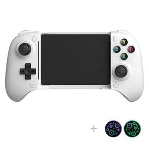 Ultimate Mobile Gaming Bluetooth Controller for Android Devices with Hall Effect Joysticks and Hall Triggers, Back Buttons, Mapping and Turbo Function (White) Ultimate Mobile Gaming Bluetooth Controller for Android Devices with Hall Effect Joysticks and Hall Triggers, Back Buttons, Mapping and Turbo Function (White)