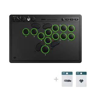 All-Button Arcade Controller for Xbox Series X|S, Xbox One & PC 2.4G Wireless, Low-profile Mechanical Switches, Programmable Buttons, Hot-swappable PCB, RGB Lighting - Officially Licensed All-Button Arcade Controller for Xbox Series X|S, Xbox One & PC 2.4G Wireless, Low-profile Mechanical Switches, Programmable Buttons, Hot-swappable PCB, RGB Lighting - Officially Licensed