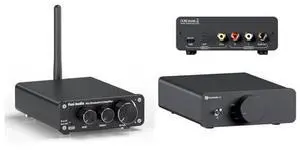 Q6 Mini Desktop DAC,BT10A Bluetooth 5.0 Stereo Audio Amplifier Receiver 2 Channel Class D Mini Hi-Fi Integrated Amp Q6 Mini Desktop DAC,BT10A Bluetooth 5.0 Stereo Audio Amplifier Receiver 2 Channel Class D Mini Hi-Fi Integrated Amp