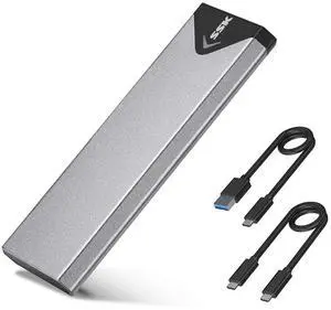 M.2 NVME SATA SSD Enclosure, Improved RTL9210B Chip USB 3.2 Gen 2 10Gbps to PCI-E NGFF Adapter, M-Key/B+M Key External SSD Enclosure Aluminum Support UASP Trim 2242/2260/2280 M.2 NVME SATA SSD Enclosure, Improved RTL9210B Chip USB 3.2 Gen 2 10Gbps to PCI-E NGFF Adapter, M-Key/B+M Key External SSD Enclosure Aluminum Support UASP Trim 2242/2260/2280