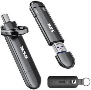 USB Flash Drive 2TB SSD External, TLC NAND Solid State Drive Dual USBC & USBA Ports, Up to 1000MB/s High-Speed Portable 2TB USB Thumb Drive Stick for iPhone 15/16/17 Pro, Mac, Android, PC Backup USB Flash Drive 2TB SSD External, TLC NAND Solid State Drive Dual USBC & USBA Ports, Up to 1000MB/s High-Speed Portable 2TB USB Thumb Drive Stick for iPhone 15/16/17 Pro, Mac, Android, PC Backup