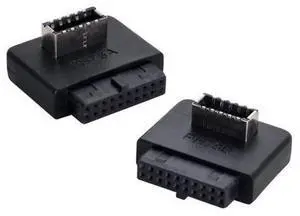 2pcs USB 3.1 Front Panel Socket Key-A Type-E to USB 3.0 20Pin Header Male Extension Adapter for Motherboard 2pcs USB 3.1 Front Panel Socket Key-A Type-E to USB 3.0 20Pin Header Male Extension Adapter for Motherboard
