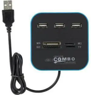 Speed USB 2.0 Hub 3 Ports With Card Reader Mini Hub USB Combo All in One USB 2.0 Interface Transmission Up To 480 Mbps Speed USB 2.0 Hub 3 Ports With Card Reader Mini Hub USB Combo All in One USB 2.0 Interface Transmission Up To 480 Mbps