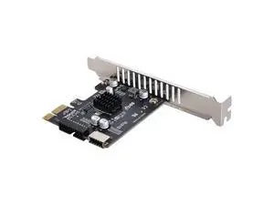 5Gbps Type-E USB 3.1 Front Panel Socket & USB 3.0 to PCI-E 1X Express Card VL805 Adapter for Motherboard 5Gbps Type-E USB 3.1 Front Panel Socket & USB 3.0 to PCI-E 1X Express Card VL805 Adapter for Motherboard