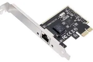 2.5 Gigabit Ethernet PCI Express PCI-E Network Interface Card 10/100/1000/25000 Mbps RJ45 LAN SI-PEX24059 2.5 Gigabit Ethernet PCI Express PCI-E Network Interface Card 10/100/1000/25000 Mbps RJ45 LAN SI-PEX24059