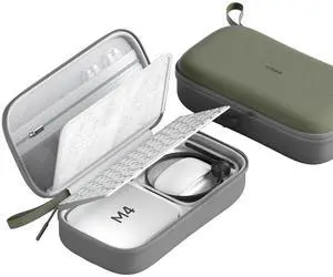 Electronics Organizer Travel Case for Mac Mini M4/M4 Pro 2024 Portable Waterproof Carry Case for Cable, Charger, Docking Station, Power Bank, SD Card, Mouse, USB Flash Disk (Green) Electronics Organizer Travel Case for Mac Mini M4/M4 Pro 2024 Portable Waterproof Carry Case for Cable, Charger, Docking Station, Power Bank, SD Card, Mouse, USB Flash Disk (Green)