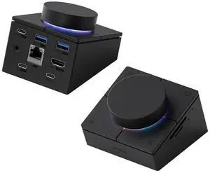 Knob USB C Hub with Shortcut Buttons, RGB Type-C Docking Station with 4K@60Hz HDMI, 100W PD, 5Gbps USB-C, 2 USB3.0, 2.5G RJ45, AUX, SD3.0, Micro SD3.0 for MacBook iPad Pro Laptop (Black 2.5G) Knob USB C Hub with Shortcut Buttons, RGB Type-C Docking Station with 4K@60Hz HDMI, 100W PD, 5Gbps USB-C, 2 USB3.0, 2.5G RJ45, AUX, SD3.0, Micro SD3.0 for MacBook iPad Pro Laptop (Black 2.5G)