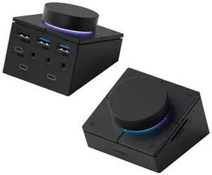 Knob USB C Hub with Shortcut Buttons, RGB Type-C Docking Station with 5Gbps USB-C, 2 USB3.0, 3.5mm Jack, SD/Micro SD3.0, USB2.0 for MacBook iPad Pro Laptop (Black AG) Knob USB C Hub with Shortcut Buttons, RGB Type-C Docking Station with 5Gbps USB-C, 2 USB3.0, 3.5mm Jack, SD/Micro SD3.0, USB2.0 for MacBook iPad Pro Laptop (Black AG)