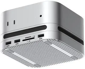 Mac mini M4 Hub with 40Gbps M.2 SSD Enclosure & Dustproof Stand, Dual USB-C Docking Station with NVMe SSD Case, SD4.0, Micro SD 4.0, 10Gbps USB3.2 for Mac mini M4 Pro (MC650) Mac mini M4 Hub with 40Gbps M.2 SSD Enclosure & Dustproof Stand, Dual USB-C Docking Station with NVMe SSD Case, SD4.0, Micro SD 4.0, 10Gbps USB3.2 for Mac mini M4 Pro (MC650)