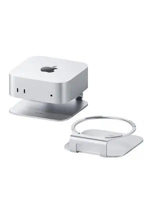 Mac mini M4 Stand Storage Holder Aluminum Dock Heat Dissipation Bracket Cooling Mount Accessories for Mac mini M4 Pro Mac mini M4 Stand Storage Holder Aluminum Dock Heat Dissipation Bracket Cooling Mount Accessories for Mac mini M4 Pro