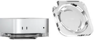 Mac mini M4 Stand, Transparent Acrylic Desktop Stand Dustproof Laptop Holder Cooling Heat Disspation Mount for Mac mini M4 Pro 2024 Mac mini M4 Stand, Transparent Acrylic Desktop Stand Dustproof Laptop Holder Cooling Heat Disspation Mount for Mac mini M4 Pro 2024