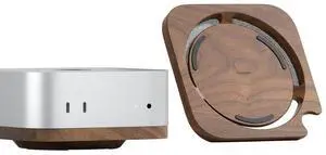 Mac mini Stand, Black Walnut Desktop Stand Dustproof Laptop Holder Cooling Heat Disspation Mount for Mac mini M4 Pro 2024 (MMP04) Mac mini Stand, Black Walnut Desktop Stand Dustproof Laptop Holder Cooling Heat Disspation Mount for Mac mini M4 Pro 2024 (MMP04)