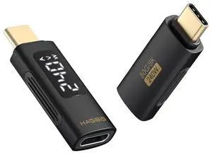 LED Display USB C Adapter 240W 80Gbps 8K@60Hz, USB4 V2.0 Connecter for Thunderbolt 4/3, iPhone 16 15 Pro Max, Current Voltage Fast Charging Monitoring Display Tester Detector (AA20) LED Display USB C Adapter 240W 80Gbps 8K@60Hz, USB4 V2.0 Connecter for Thunderbolt 4/3, iPhone 16 15 Pro Max, Current Voltage Fast Charging Monitoring Display Tester Detector (AA20)